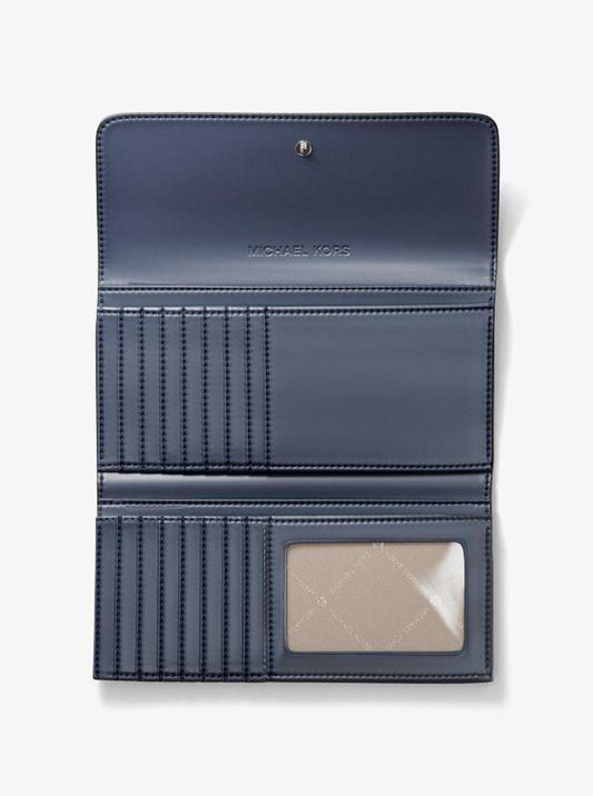Jet Set Travel Signature Logo Tri-Fold Wallet