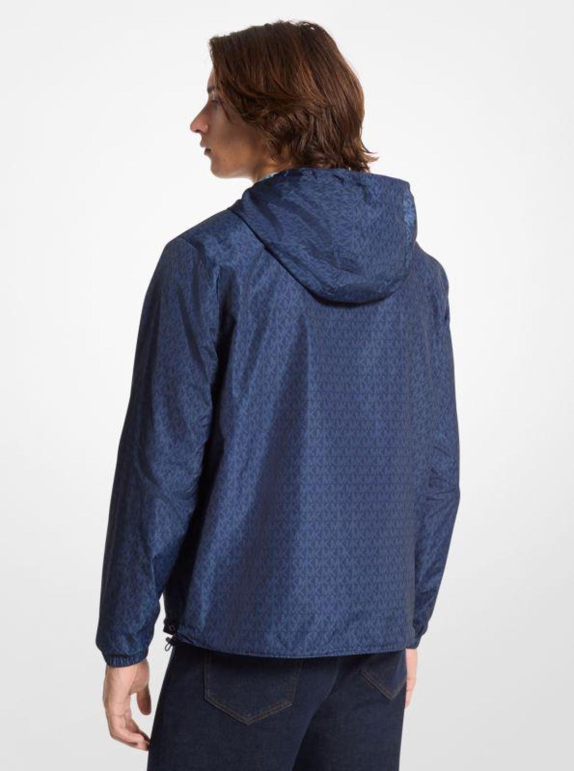Reversible Signature Logo Windbreaker Jacket