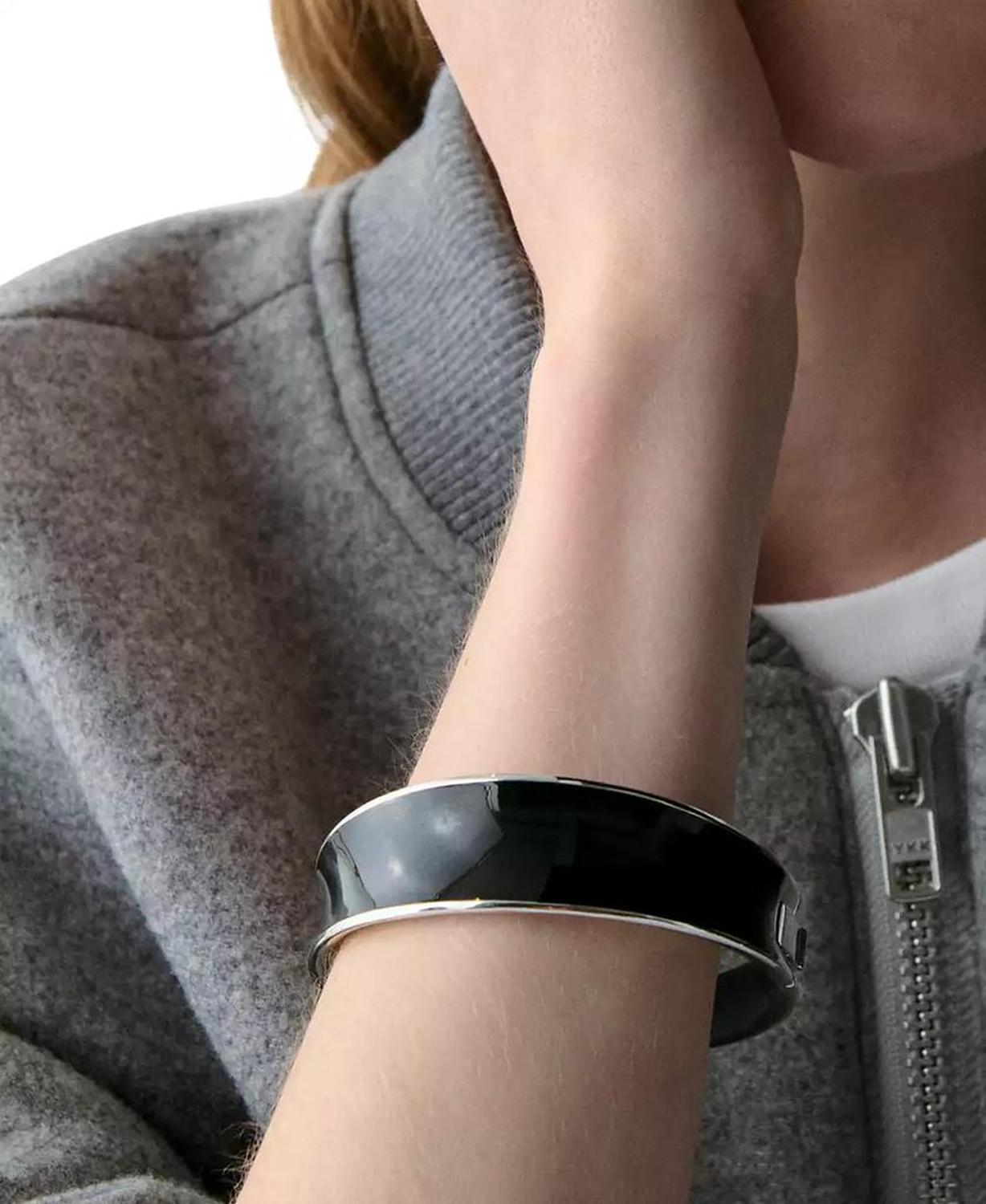 Cubic Zirconia Bangle Bracelet (also in Silver-Tone)