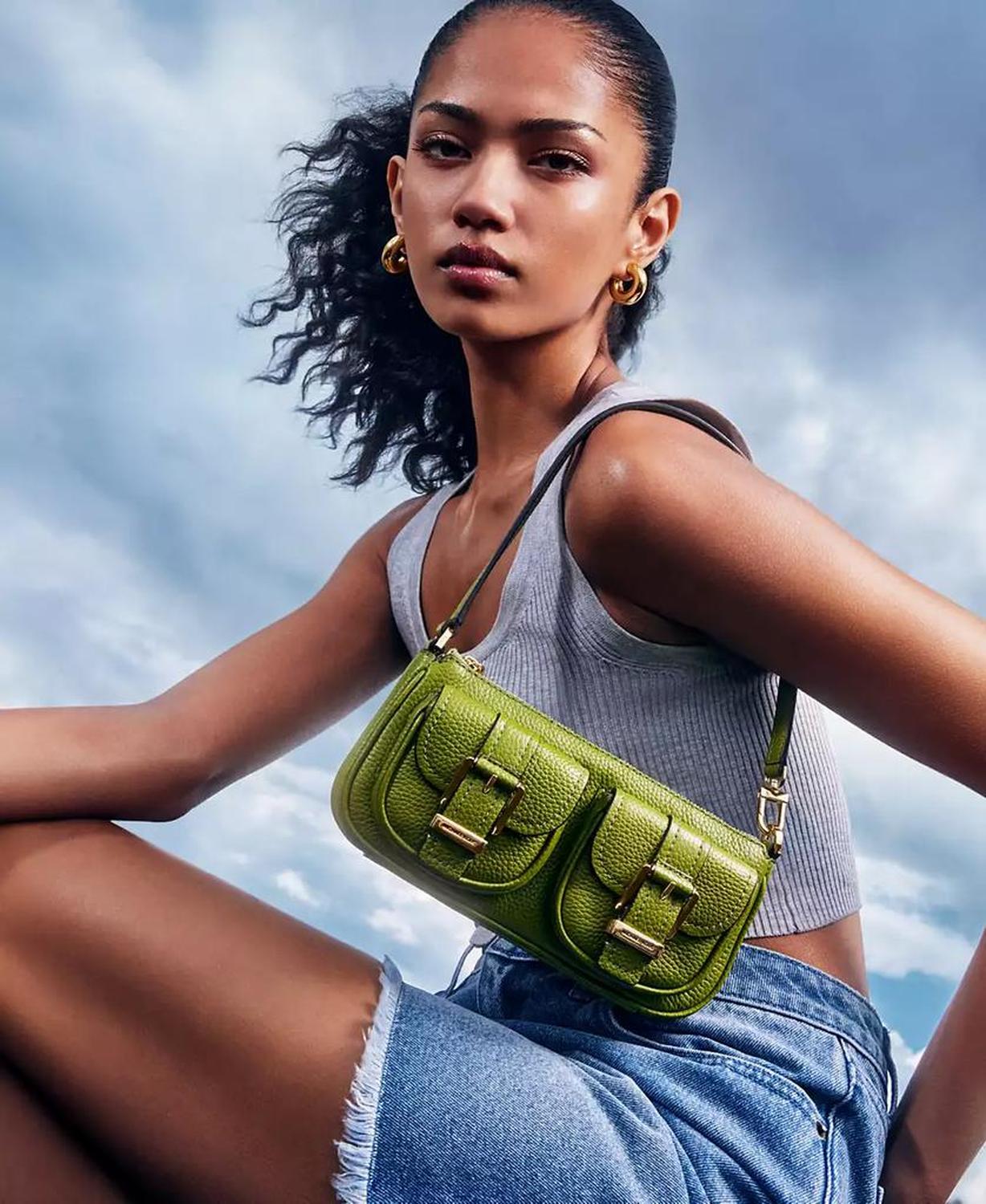 Zoe Small Leather Convertible Shoulder Bag