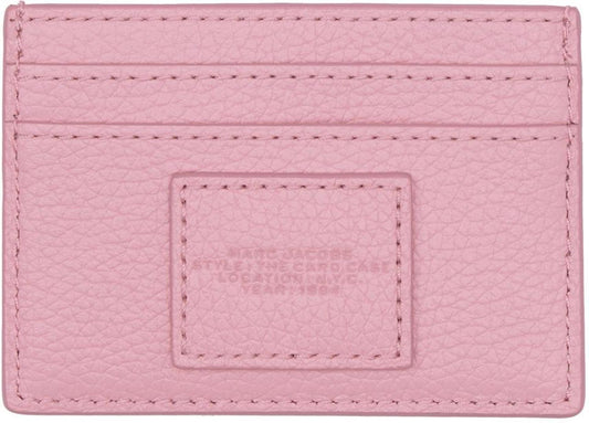 Pink 'The Leather Card Case' Card Holder