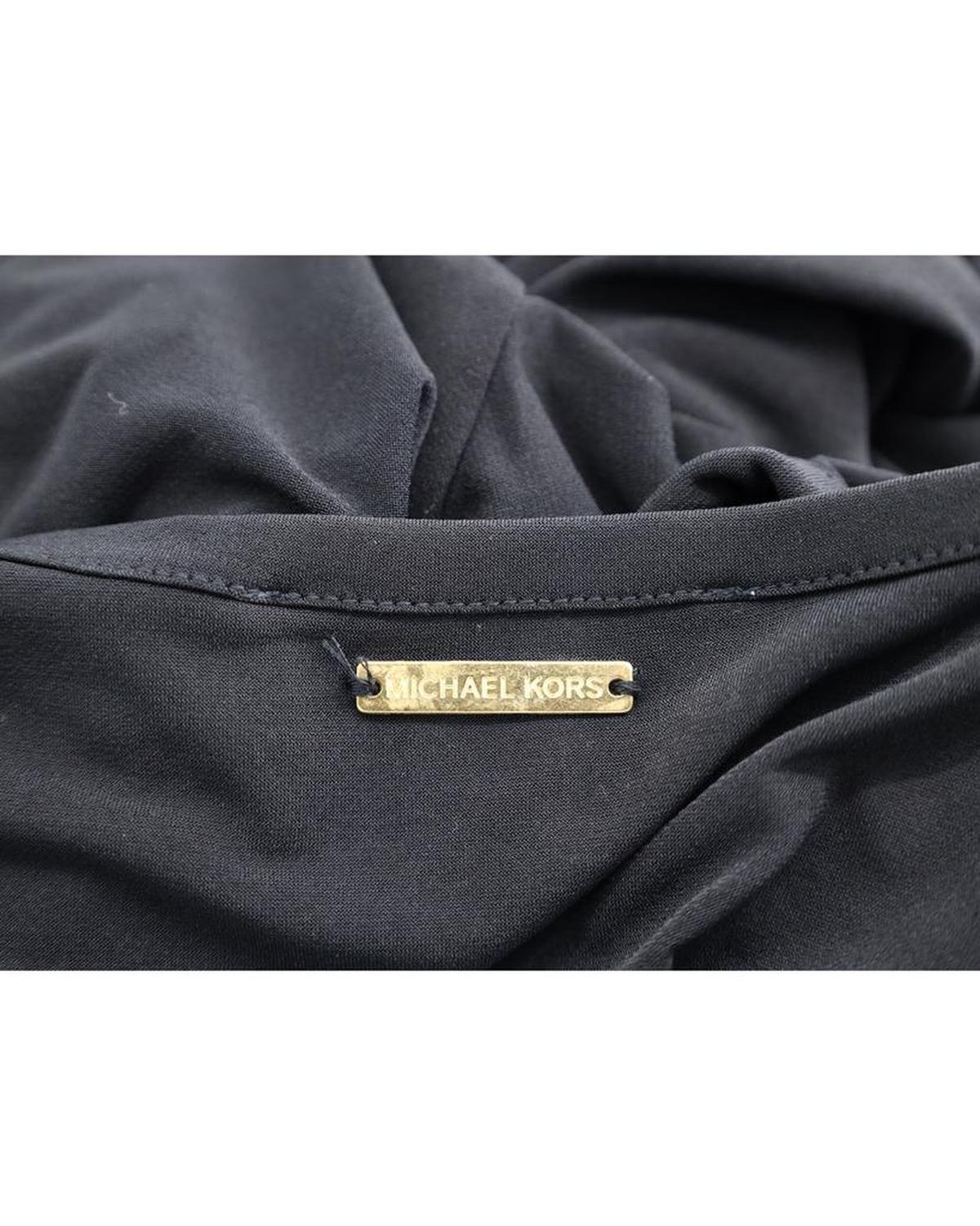 Michael Michael Kors Mini Shift Dress in Black Polyester