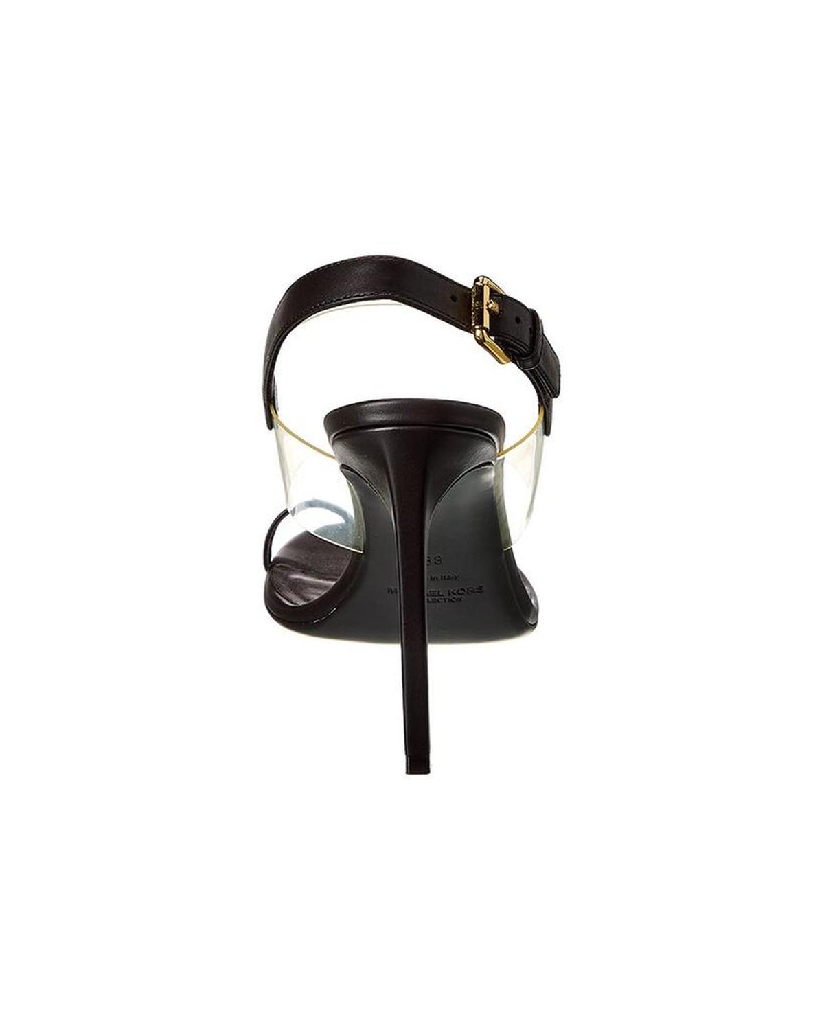 Catherine Leather & Vinyl Sandal