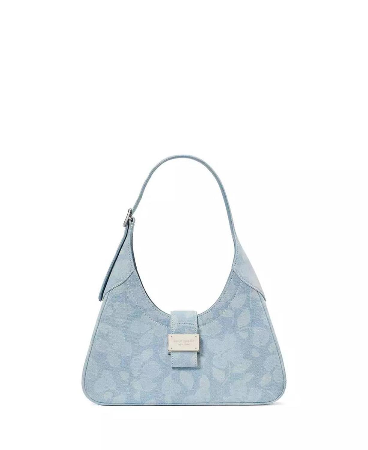 Nouveau Floral Denim Shoulder Bag