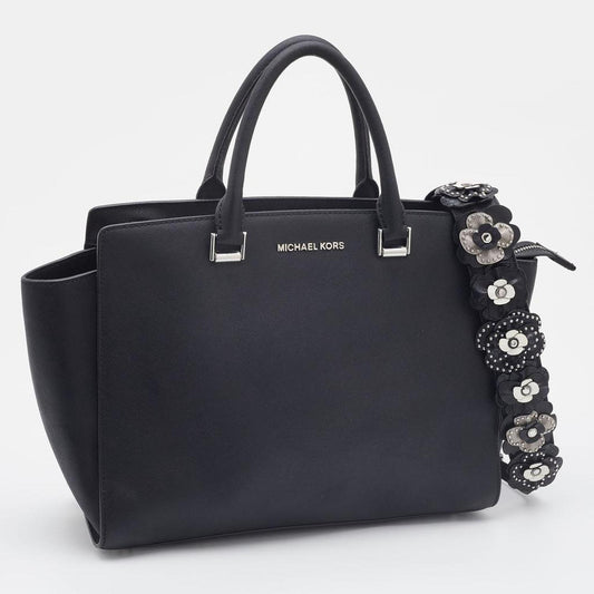 Michael Kors Saffiano Leather Large Selma Satchel