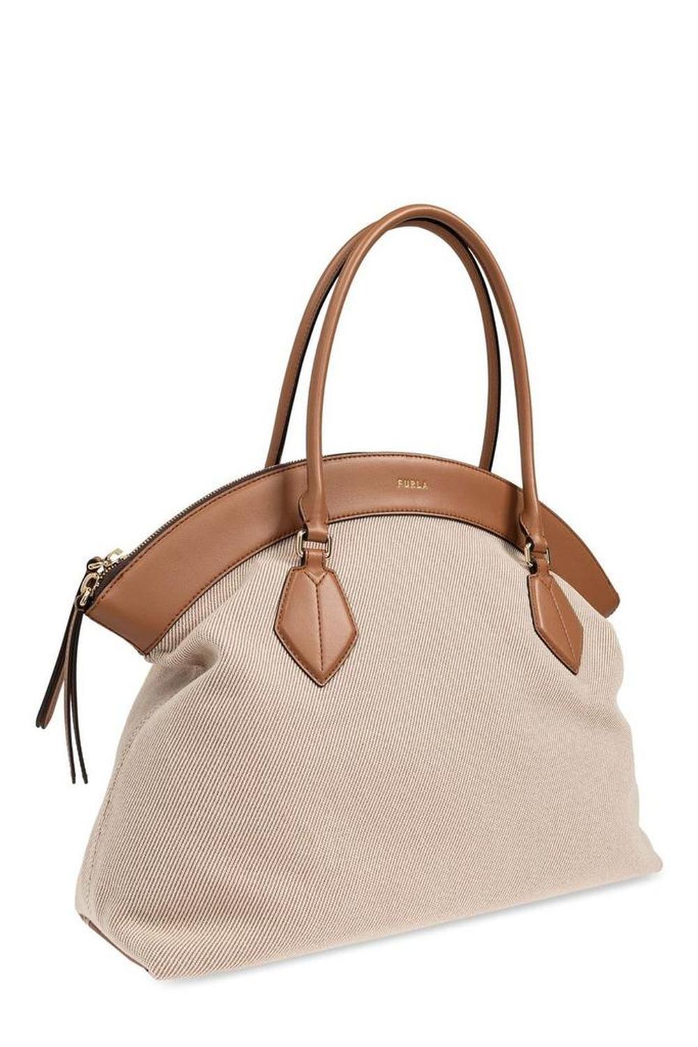 Furla Large Erica Logo Stamp Tote Bag