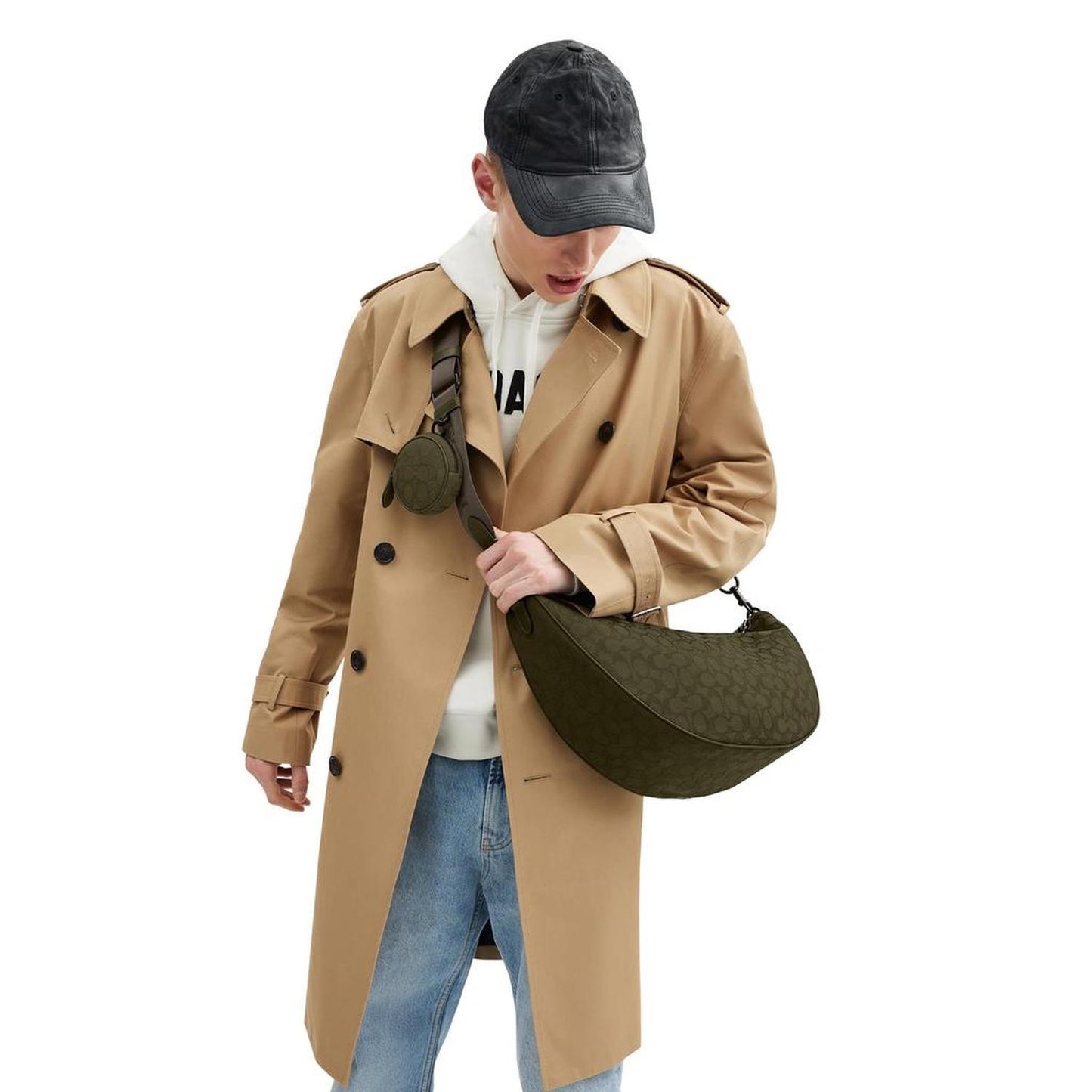 Hall Soft Sling Bag 45 In Signature Jacquard