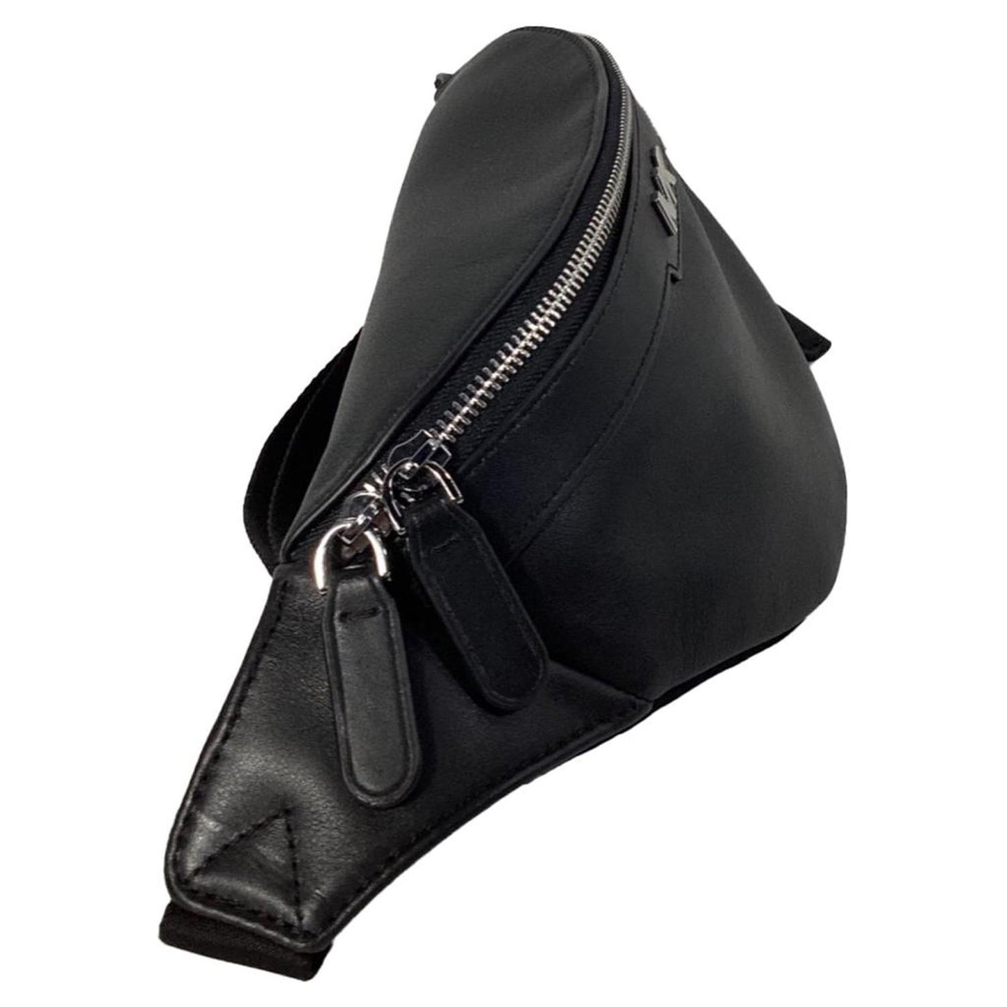 Varick Hip Bag in Black Leather