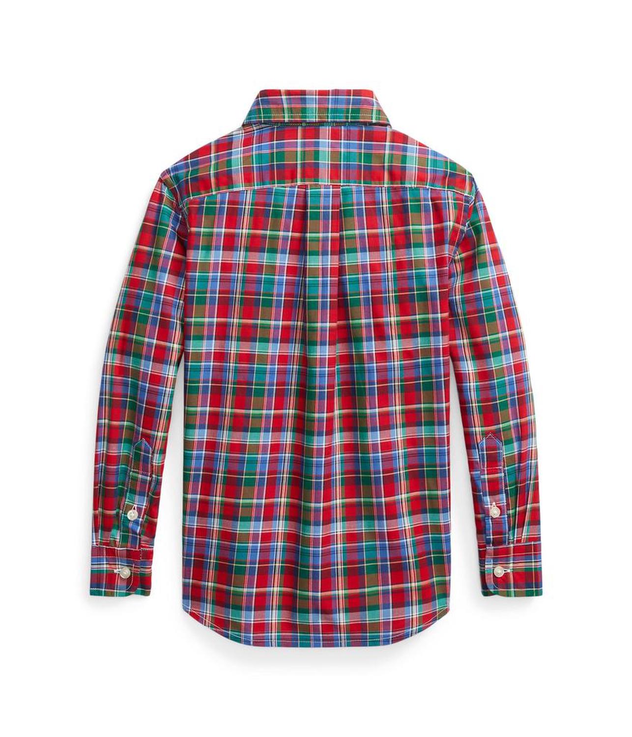 Plaid Cotton Poplin Shirt (Toddler/Little Kids)