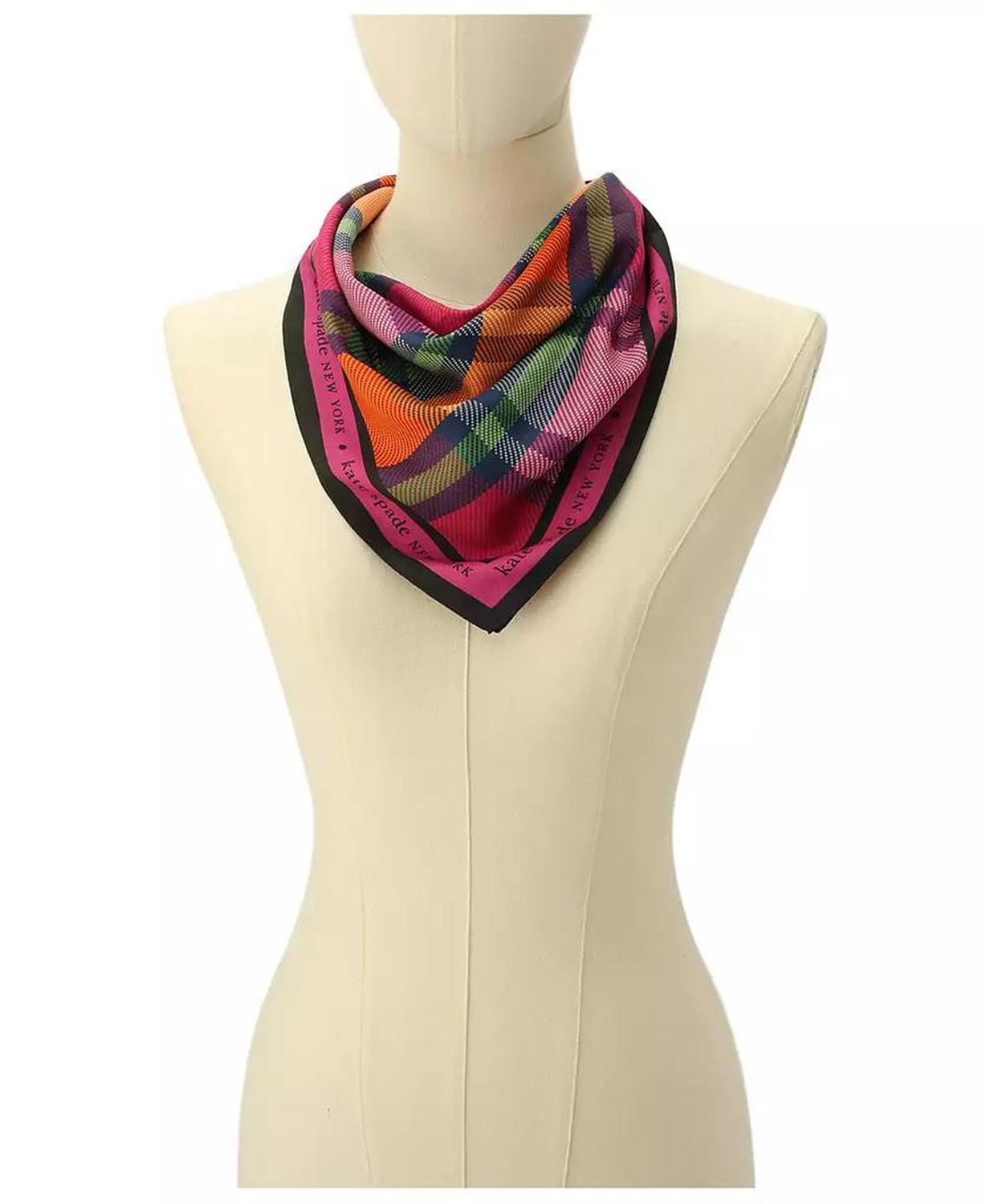 Women's Grand Plaid Bandana Scarf