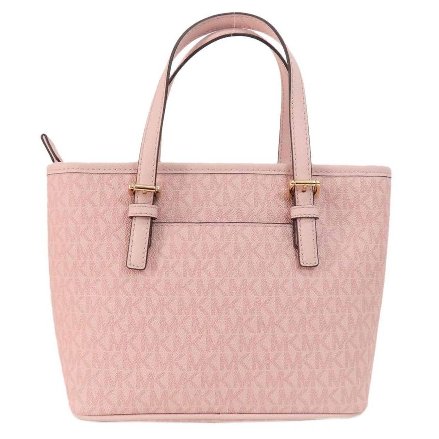 Leather Coated Canvas Handbag (Pre-Owned)