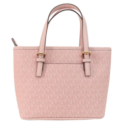 Leather Coated Canvas Handbag (Pre-Owned)