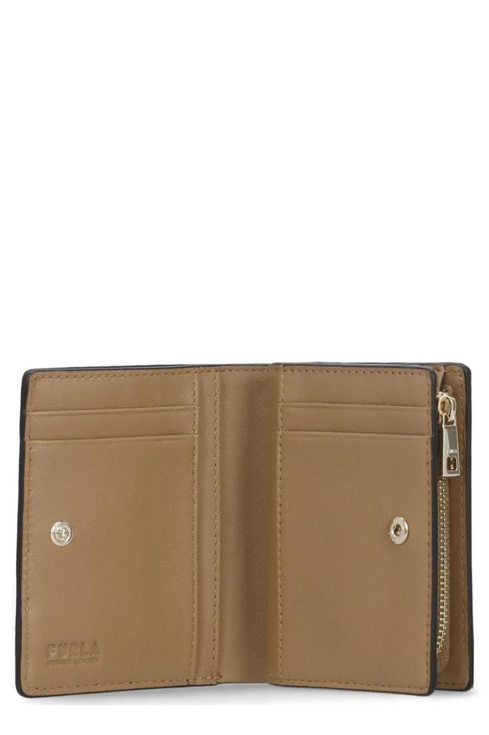 Furla Logo-Plaque Bi-Fold Wallet