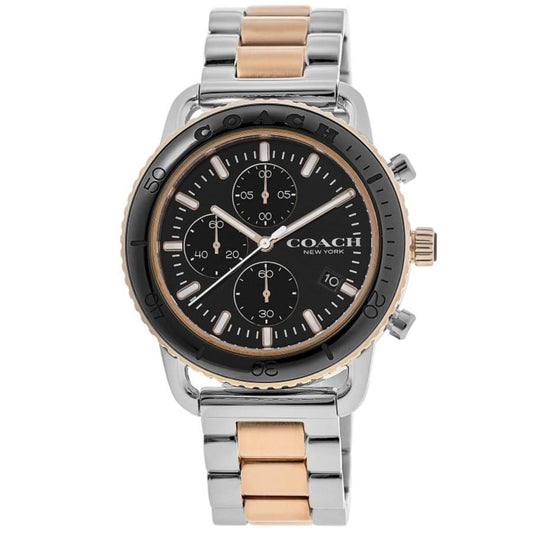 Cruiser Black Chronograph Dial Two-Tone Steel Men's Watch 14602597