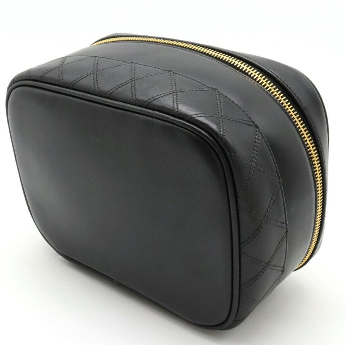 Chanel Vanity Leather Clutch Bag (Pre-Owned)