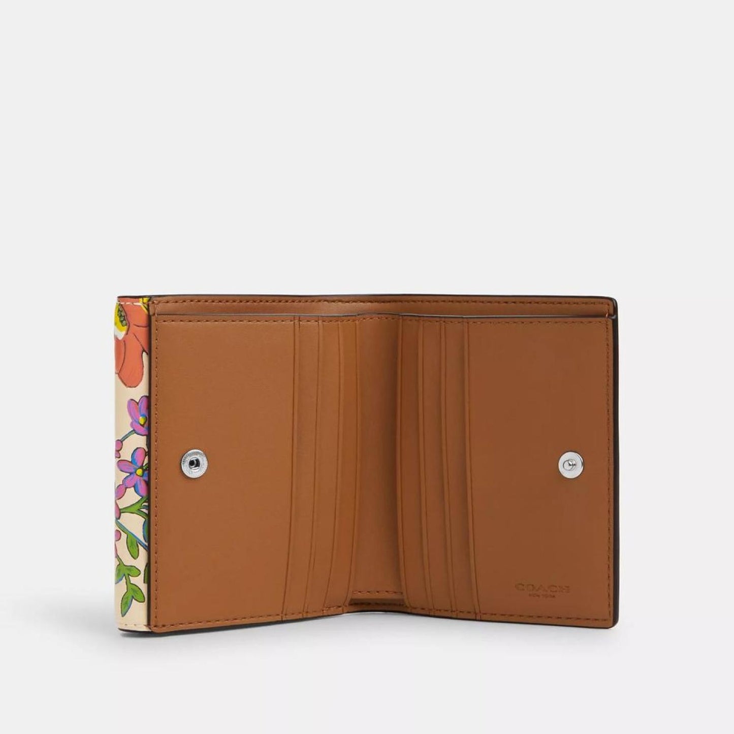 Coach Outlet Eliza Small Wallet With Floral Print