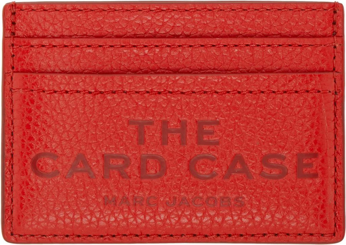 Red 'The Leather Card Case' Card Holder
