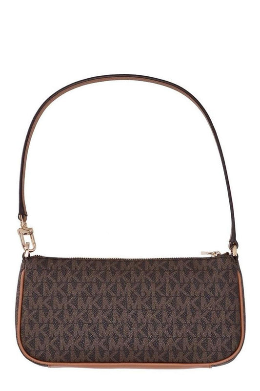 Michael Michael Kors Zoe Small Signature Logo Pochette Bag