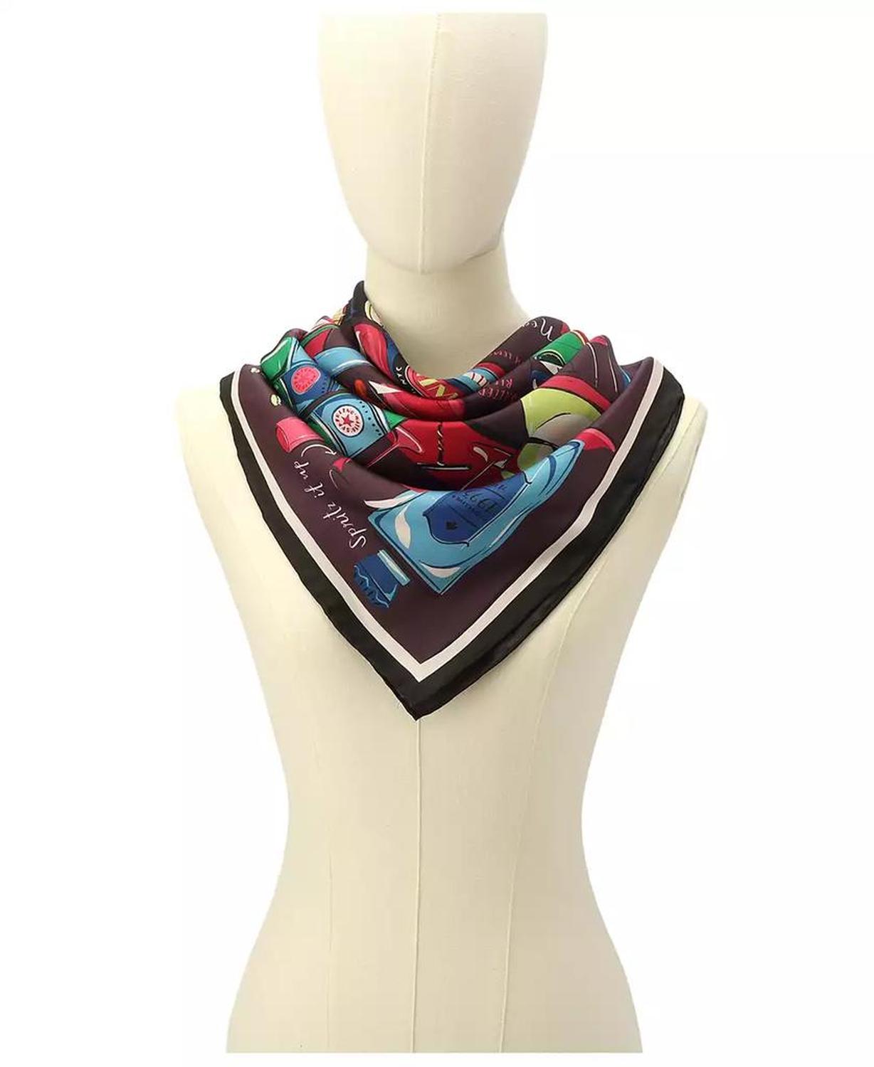 Women's Cocktail Party Silk Square Scarf