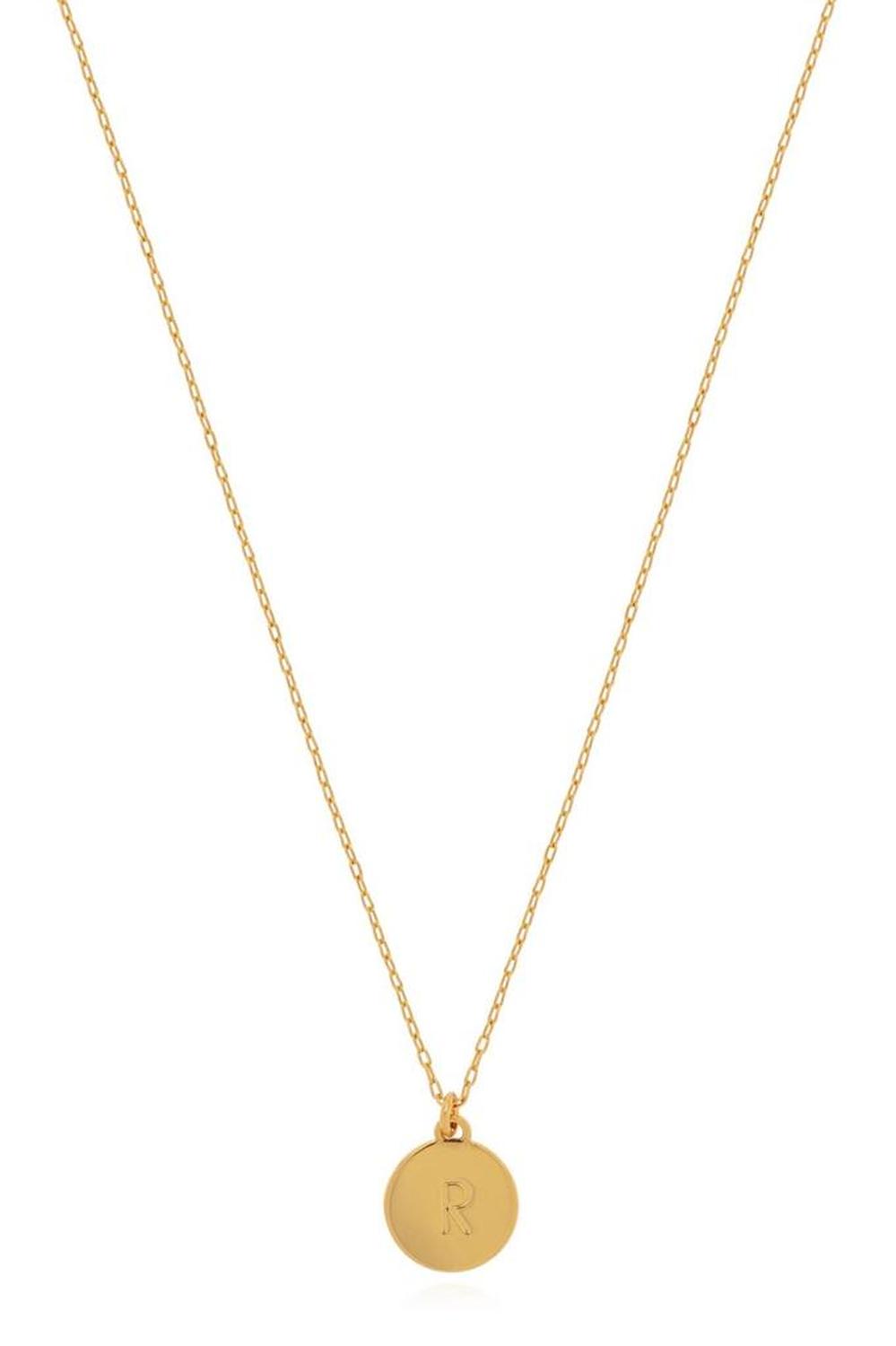 Kate Spade R Mini Pendant Necklace
