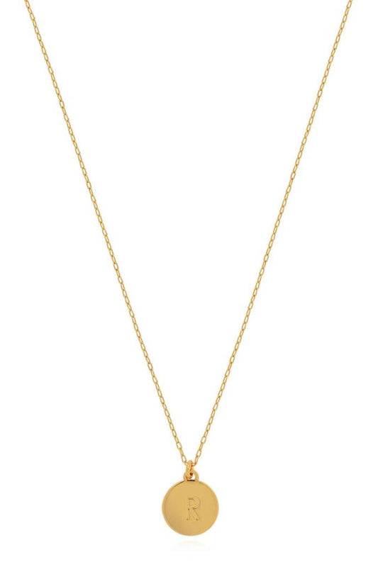 Kate Spade R Mini Pendant Necklace