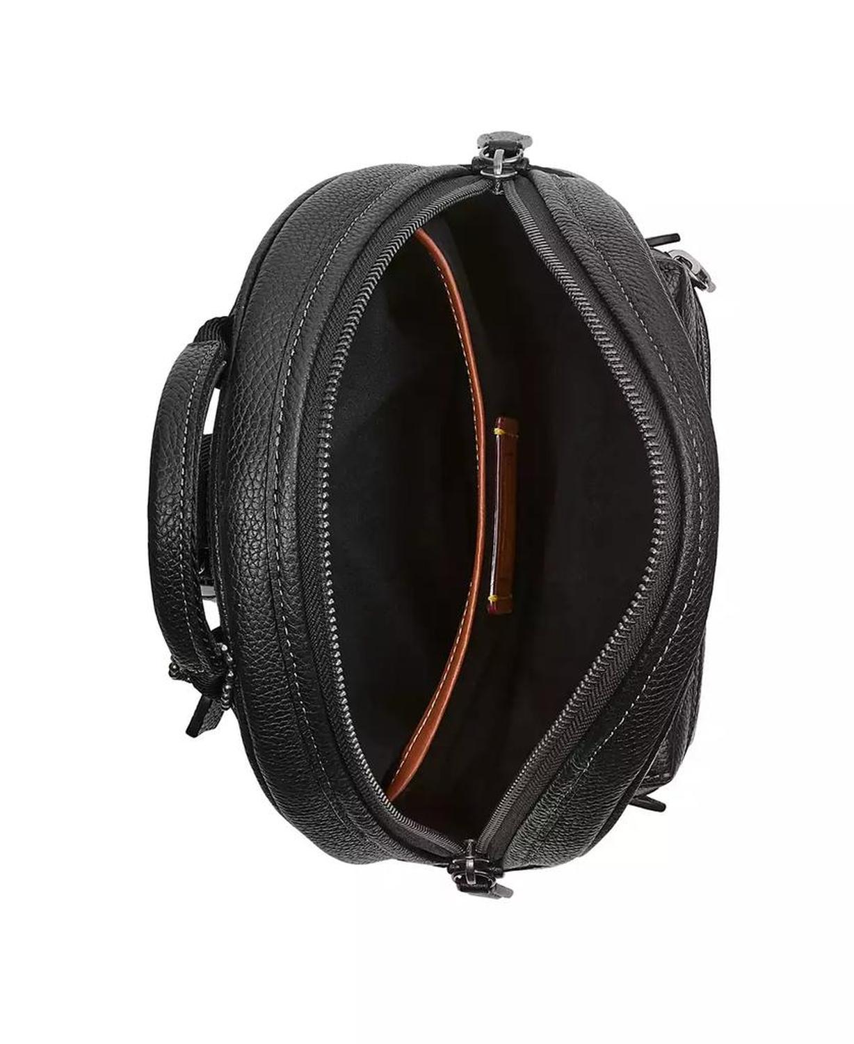 Men's Charter Maxi Signature Leather Crossbody