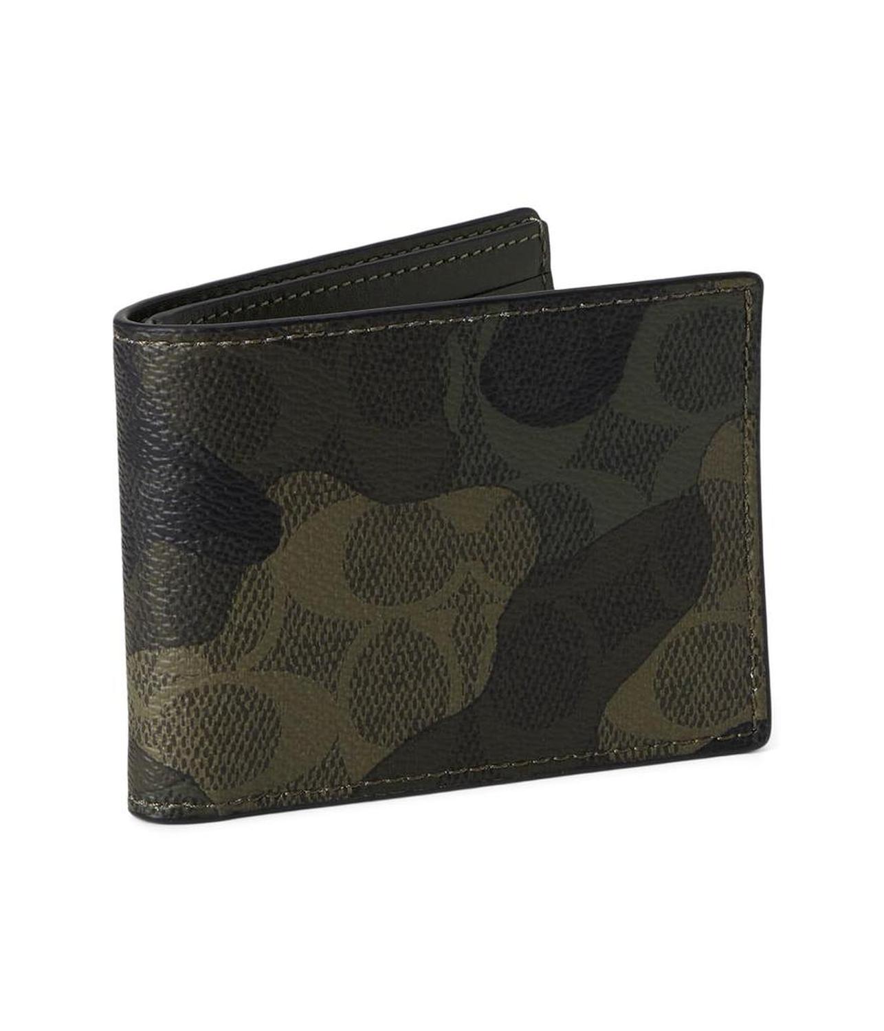 Slim Billfold Wallet In Signature Camo Print