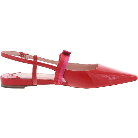 Maritza Womens Bow Suede Slingbacks