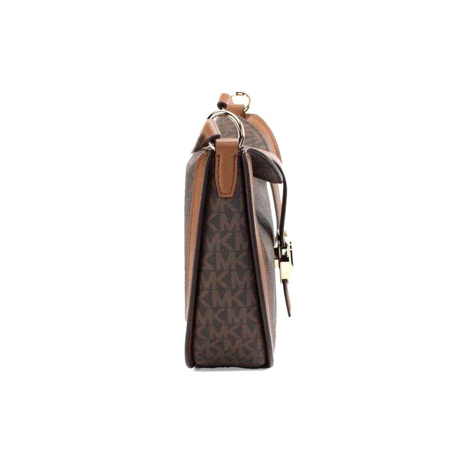 Michael Kors Gabby Small Signature PVC Foldover Hobo Crossbody Women's Bag