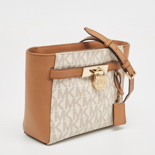 Michael Michael Kors Signature Coated Canvas Hamilton Crossbody Bag