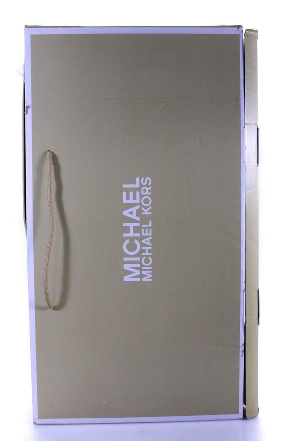 Michael Michael Kors Womens Black/Brown Leather RIDLEY BOOTS Shoes