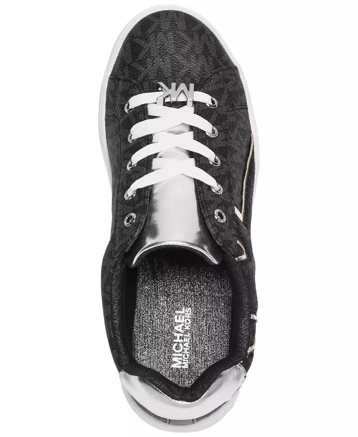 Little Girls Jordana Airin Glitter Logo Casual Sneakers from Finish Line