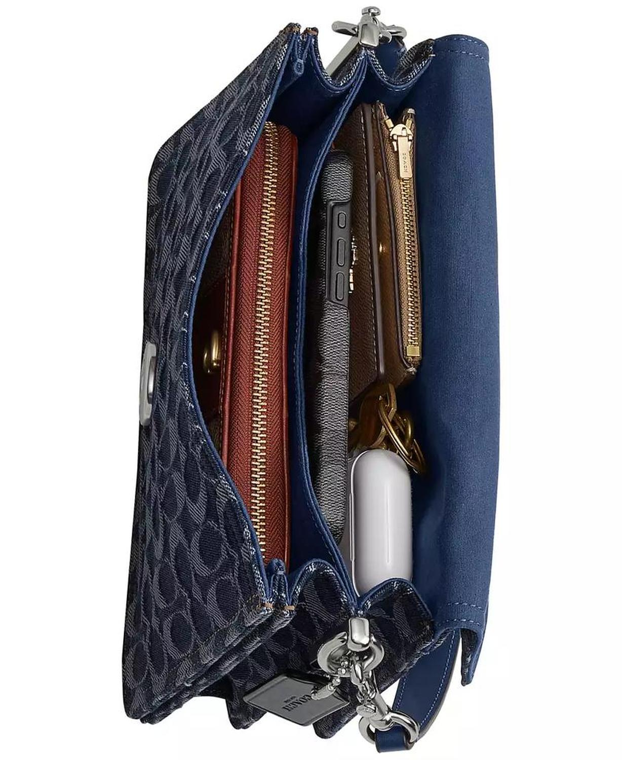 Chain Tabby Signature Denim Shoulder Bag