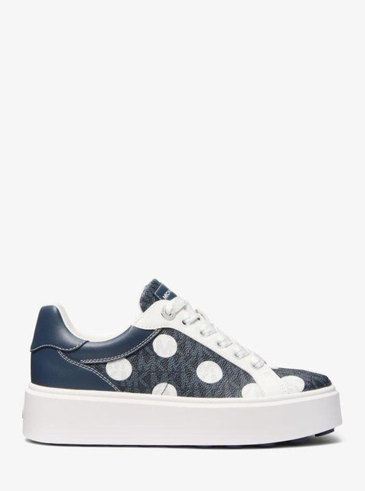 Romey Polka Dot Signature Logo Platform Sneaker