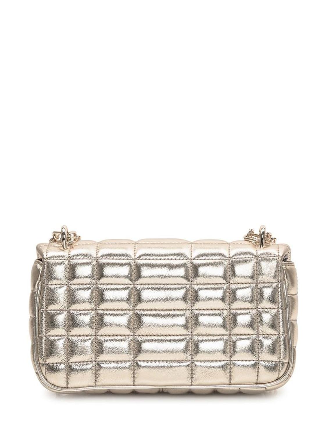 Michael Michael Kors Tribeca Quilted Metallic Small Shoulder Bag