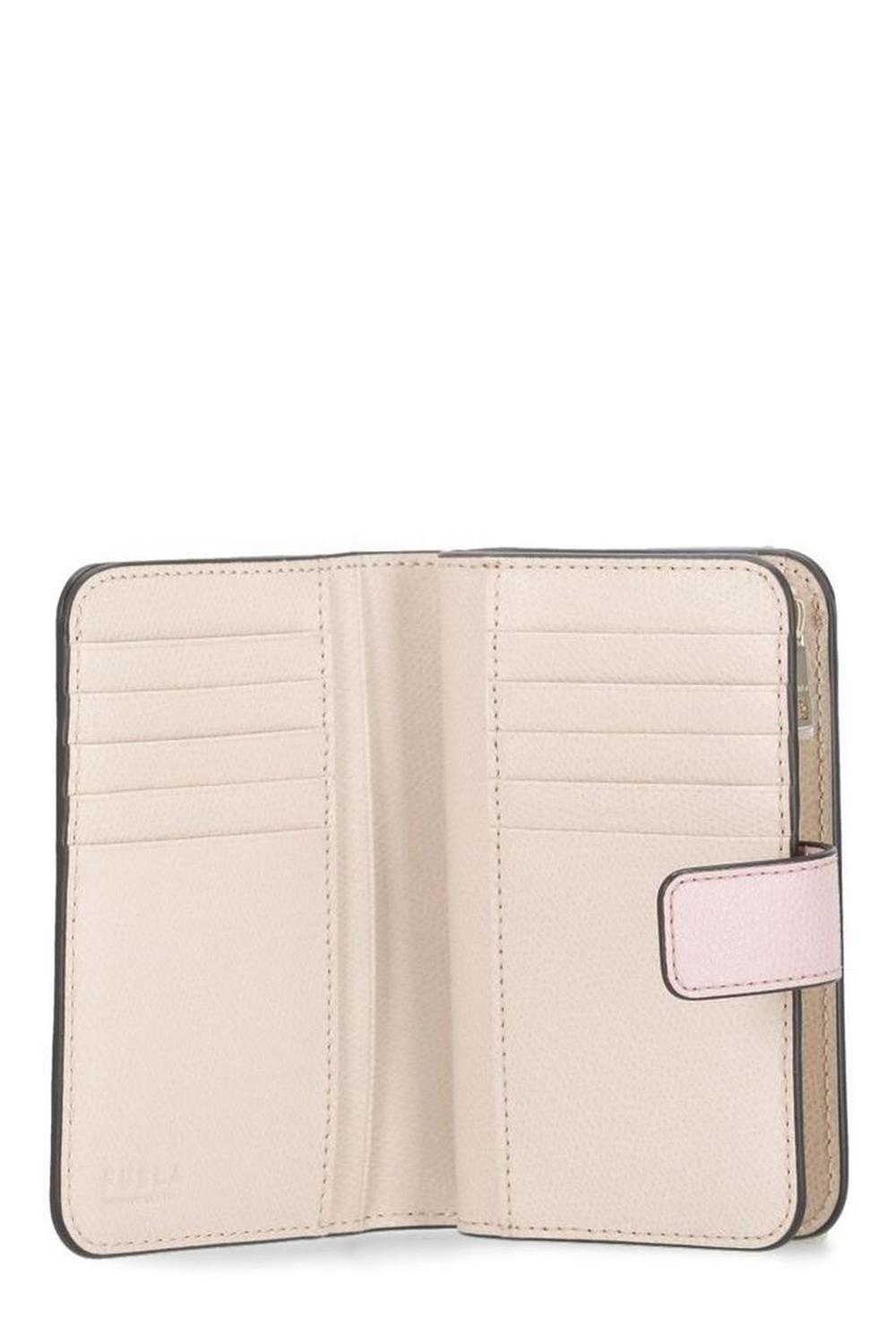 Furla Camelia Logo Lettering Wallet
