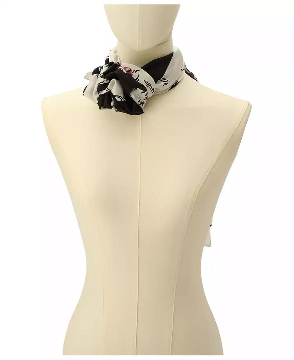 Women's Pretty Kitty Silk Square Scarf