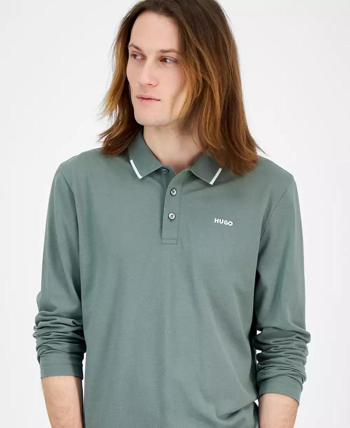 Men's Derrikos Long Sleeve Polo Shirt