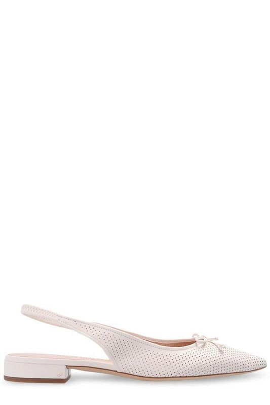 Kate Spade Perforated Bow Slingback Flats
