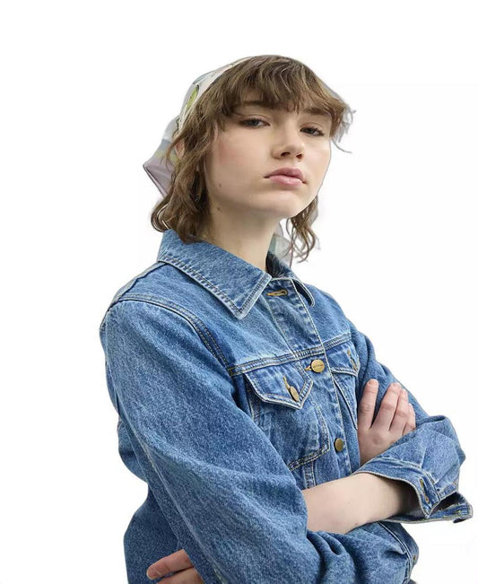 Hang Tag Printed Silk Bandana Scarf