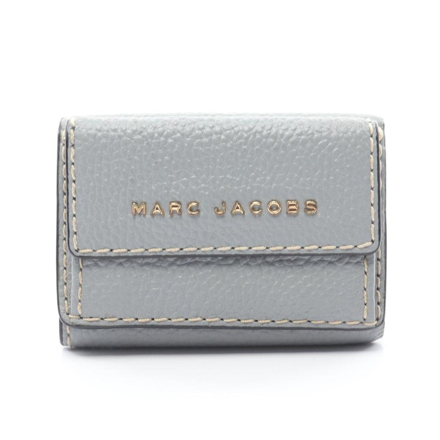 Compact Wallet Bi-Fold Wallet Leather Gray