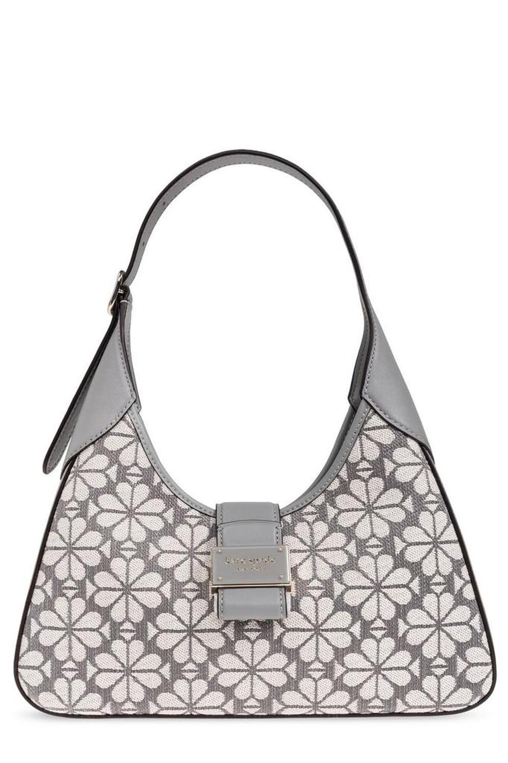 Kate Spade Flower Jacquard Zipped Shoulder Bag