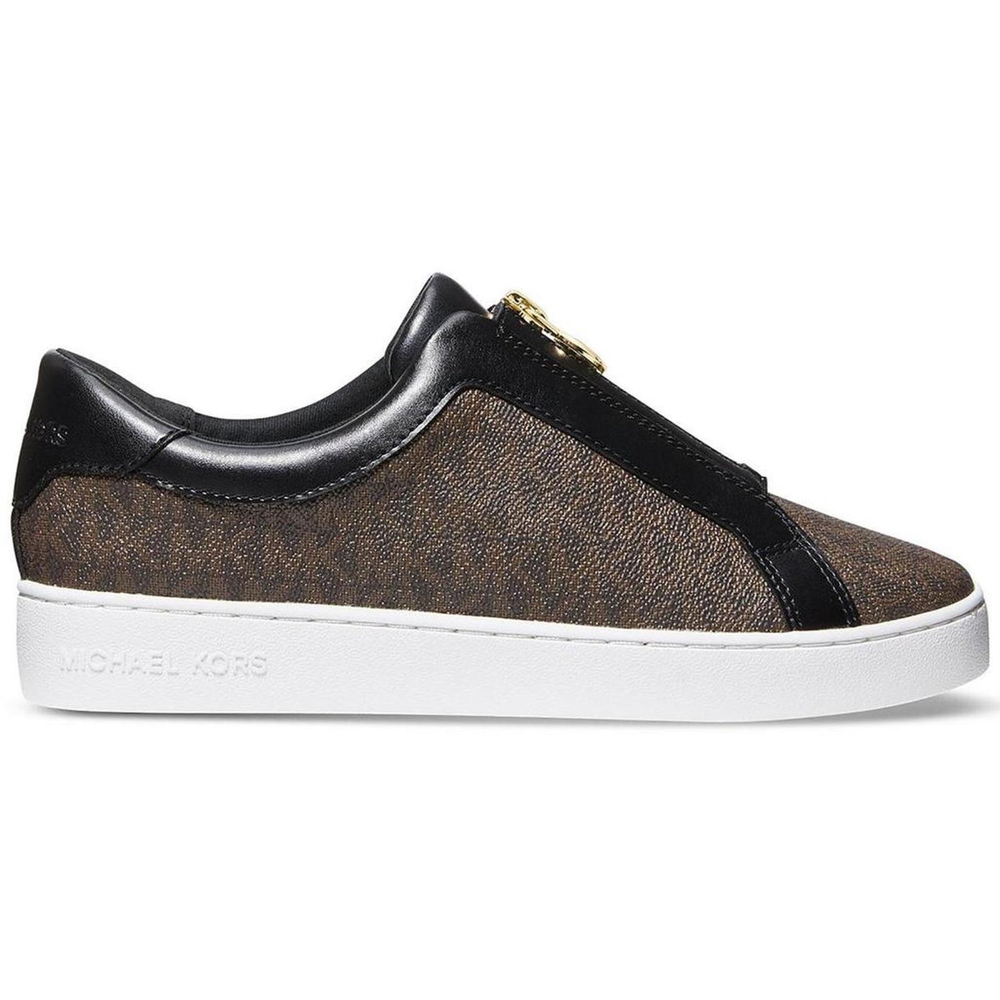 43R4KTFP2B Womens Zipper Manmade Slip-On Sneakers