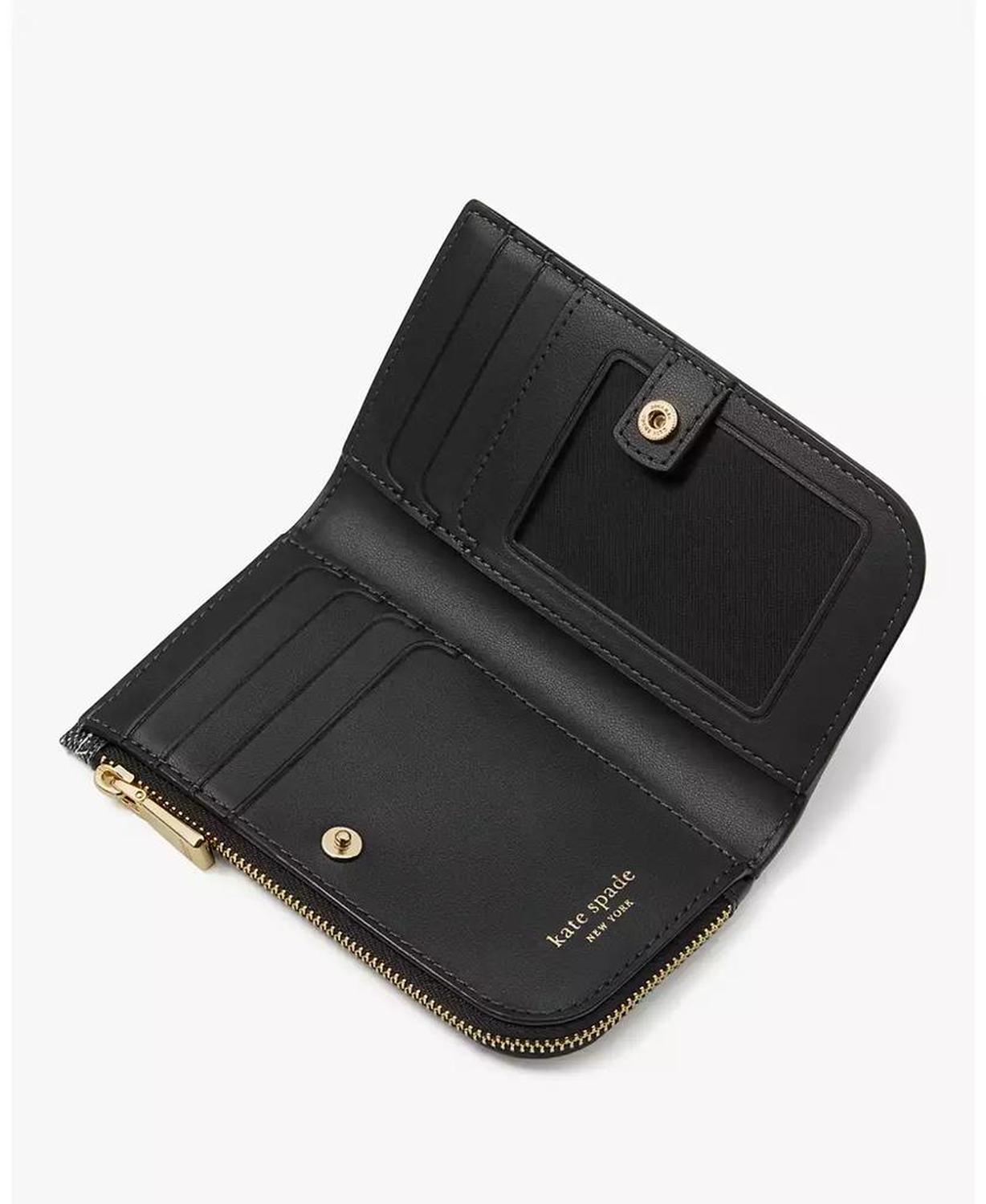 Women's Spade Flower Slim Bifold Wallet