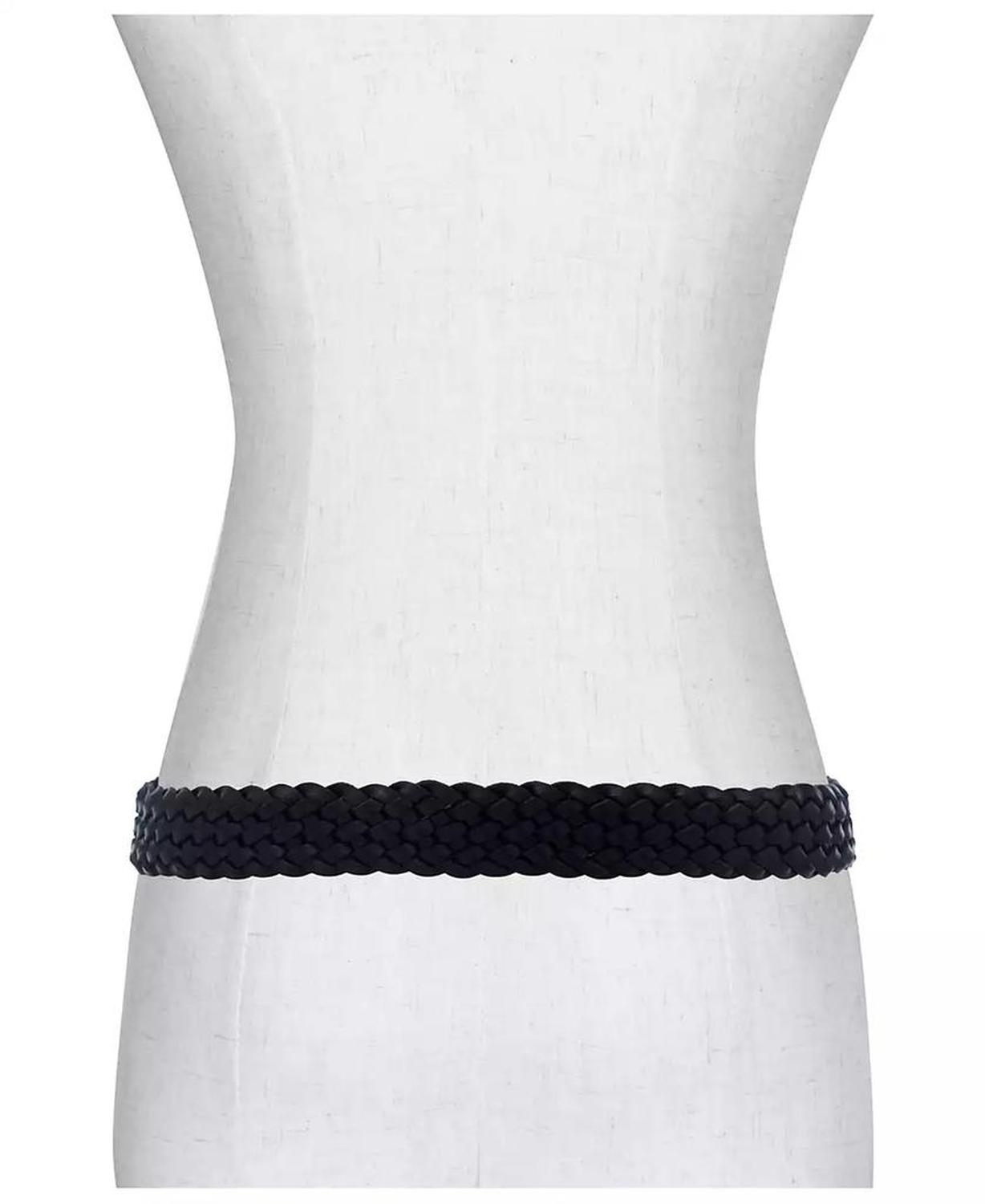 Women's 32mm Braided Leather Belt