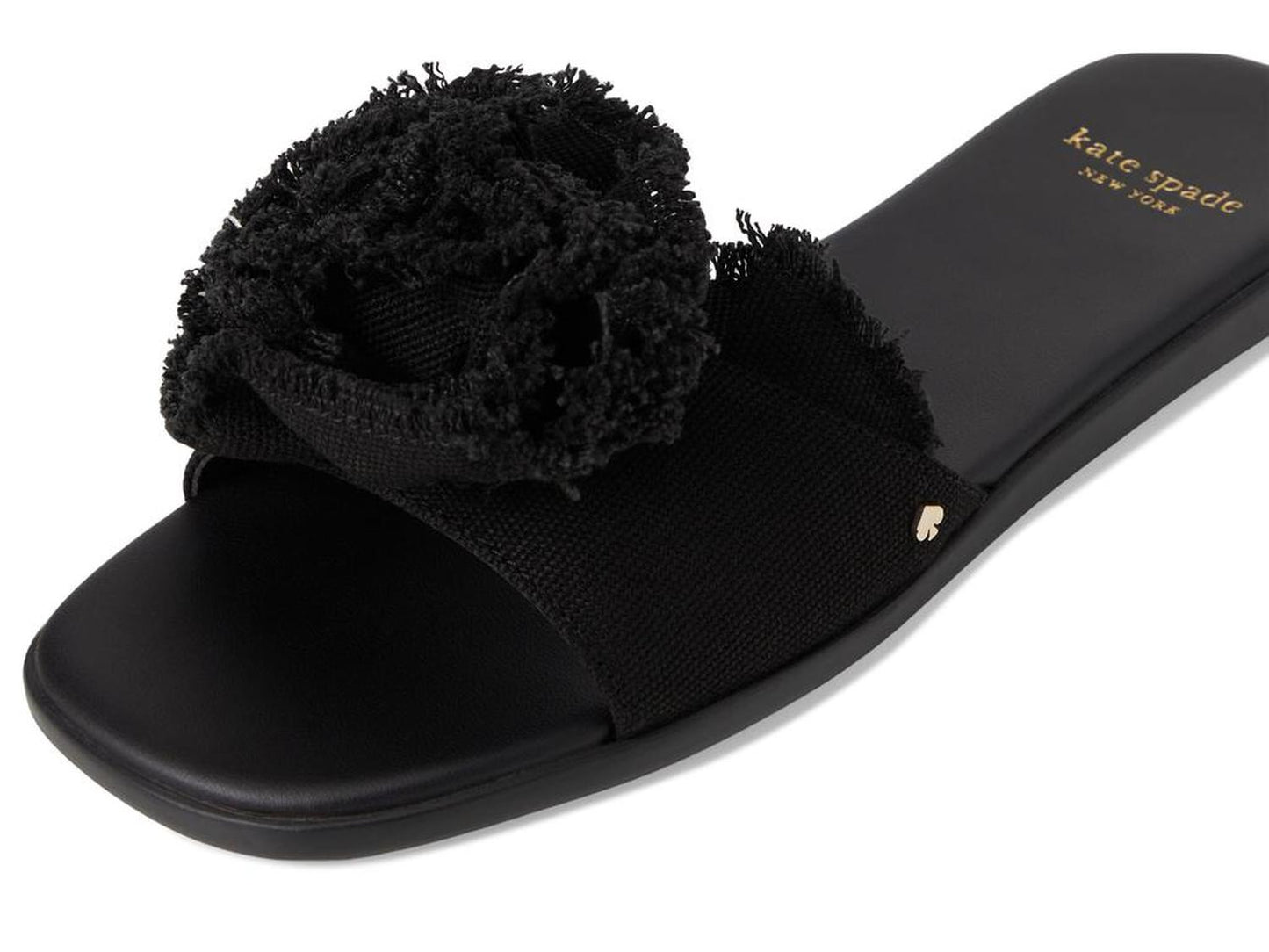 Flourish Canvas Flat Sandal
