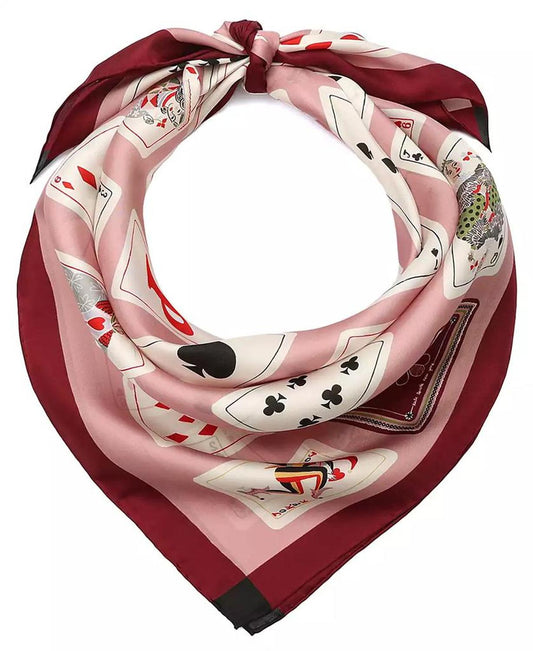 Playing Cards Silk Square Scarf
