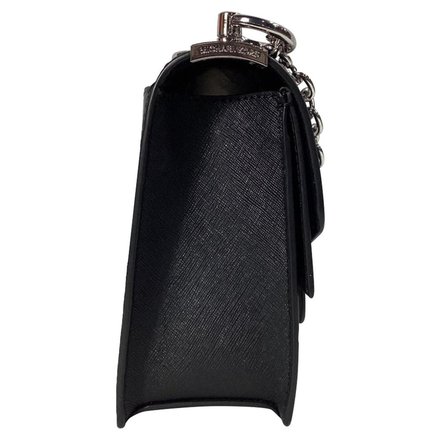 Greenwich Small Crossbody Bag in Black Saffiano Leather