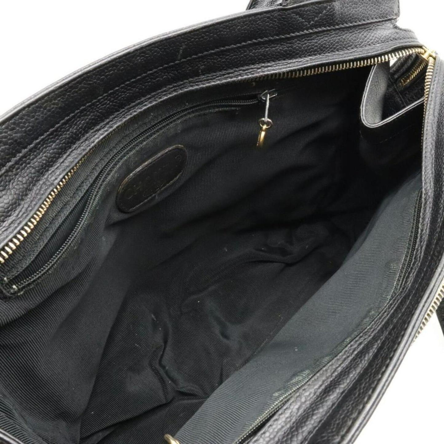 Chanel Cc Totebag Leather Shoulder Bag (Pre-Owned)