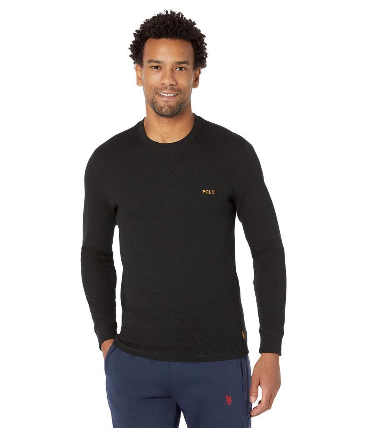 Waffle Long Sleeve Crew